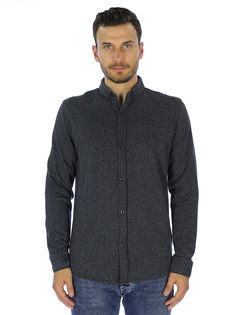 Рубашка мужская A passion play SQ73152 синяя 3XL