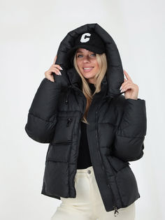 Куртка женская Vitacci CLA115-01 черная 46-48 RU