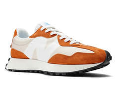 Кроссовки New Balance унисекс, бежевые, оранжевые-233, размер 45,5, U327LF