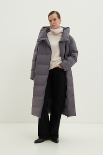 Пуховик-пальто женский Finn Flare FWD11063 серый XL