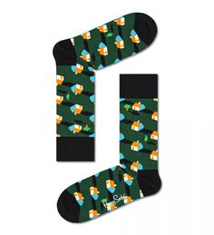 Носки унисекс Happy socks NHB01 зеленые 29