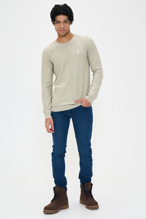 Джемпер мужской U.S. POLO Assn. G081SZ0TK0RORO бежевый 2XL