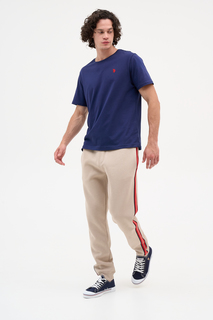 Спортивные брюки мужские U.S. POLO Assn. G081SZ0OP0APSU-R бежевые L