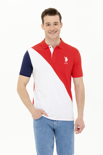 Футболка мужская U.S. POLO Assn. G081GL0110T-BONRE красная 2XL