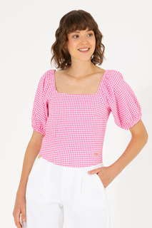 Блуза женская U.S. POLO Assn. G082SZ0040RC-JOLEY розовая 40