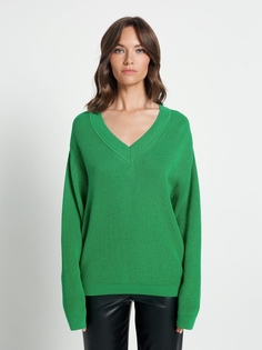 Пуловер женский Eleganzza 01-00041929 зеленый M