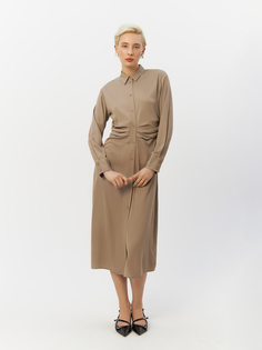 Платье женское Calvin Klein K20K206803 бежевое 34 EU