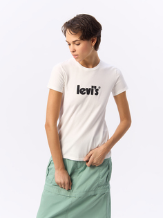 Футболка Levis для женщин, 17369, размер L, белый-1755 Levis®