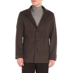 Пальто мужское Maison David ML650 коричневое 3XL