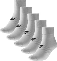 Комплект носков мужских 4F 4FWAW23USOCM222-10S белых 39-42 5 пар