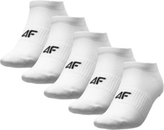 Комплект носков мужских 4F 4FWAW23USOCM220-10S белых 39-42 5 пар