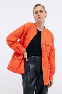 Куртка женская Baon B0324015 оранжевая 2XL