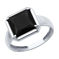 Кольцо из серебра р. 17,5 Diamant 94-310-02122-1, оникс