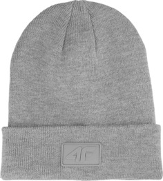 Шапка унисекс 4F Cap U319 серая, one size