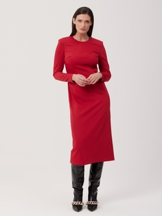 Платье женское Eleganzza 1231135007 красное 46 RU