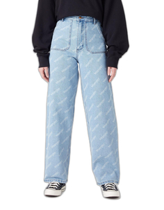 Джинсы женские Wrangler Utility Barrel голубые 27