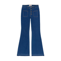 Джинсы женские Wrangler Flare 112334369 синие 28/30