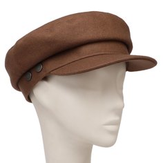 Кепка бретонская женская Maison David CAP8-1 серо-коричневая, р. 59