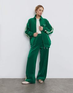 Спортивные брюки женские Gloria Jeans GAC022253 зеленый XL/170