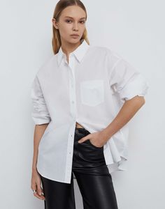 Рубашка женская Gloria Jeans GWT003563 белый M/170