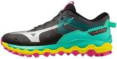 Кроссовки женские Mizuno SHOE WAVE MUJIN WOS черные 4 UK