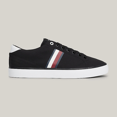 Кеды мужские Tommy Hilfiger Hi Vulc Low Stripes Mesh FM0FM04946 черные 40 EU