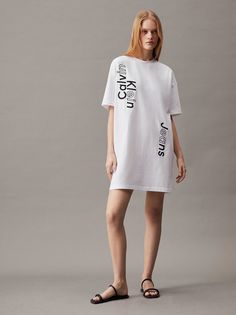 Платье женское Calvin Klein Jeans J20J223042 белое L
