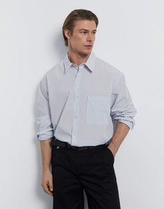Рубашка мужская Gloria Jeans BWT001525 разноцветный M/182