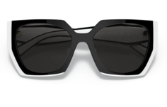 Очки солнцезащитные Prada для женщин, размер 54-47, чёрный-09Q5S0, 0PR 15WS