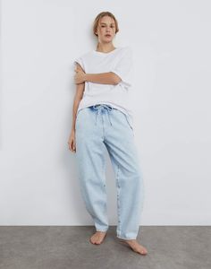 Джинсы женские Gloria Jeans GJN033182 синий /лайт айс/ L/170