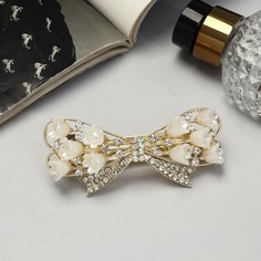 Заколка-автомат Queen fair 10073057 белая, 1 шт