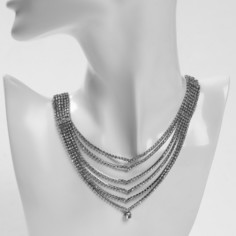 Ожерелье из бижутерного сплава/меди Queen fair 9683084, стразы