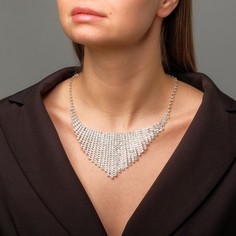 Колье из бижутерного сплава Queen fair 9461805, стразы