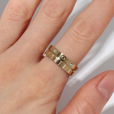 Кольцо из меди р. 16 XUPING 9889867, стразы