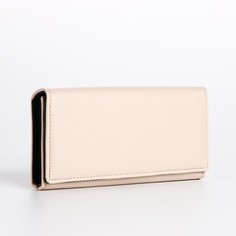 Кошелек женский NoBrand 9731034 бежевый