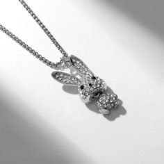 Колье из бижутерного сплава 70 см Queen fair 10218624, стразы