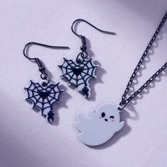 Колье+серьги из акрила/металла Art beauty 9599463