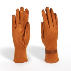 Перчатки женские NoBrand 9702079 оранжевые, one size