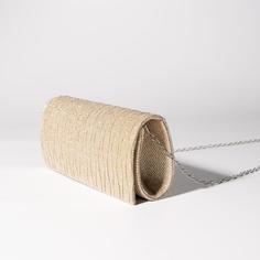 Сумка женская NoBrand 5131731 золотистая