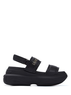 Сандалии Liu Jo June Sandal 9 женские, кожа, чёрные, размер 38, BA4029EX01422222