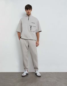 Спортивные брюки мужские Gloria Jeans BAC013026 светло-серый L/182