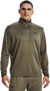 Лонгслив мужской Under Armour Fleece 1/2 Zip зеленый LG