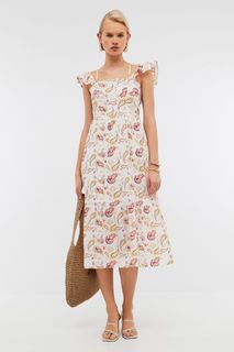 Платье женское Baon B4624025 белое XL