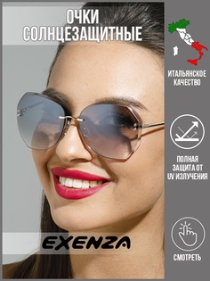 Солнцезащитные очки женские Exenza Infanti P03 черные/золотистые