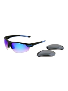 Спортивные солнцезащитные очки мужские Exenza Empire G01 черные/темно-синие