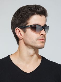 Спортивные солнцезащитные очки мужские Exenza Sportlight G02 черные/серые