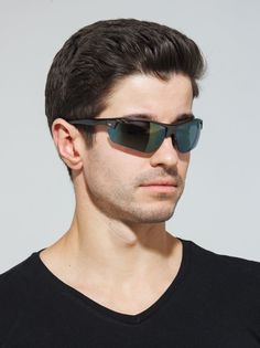Спортивные солнцезащитные очки мужские Exenza Steep G04 зеленые/хаки/черные
