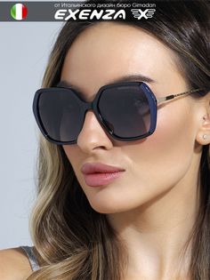 Солнцезащитные очки женские Exenza Civito P02 черные