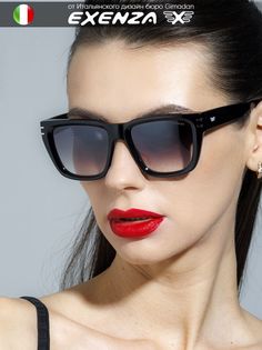 Солнцезащитные очки женские Exenza Fuji P01 черные