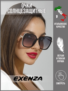 Солнцезащитные очки женские Exenza Dorato G01 черные/золотистые